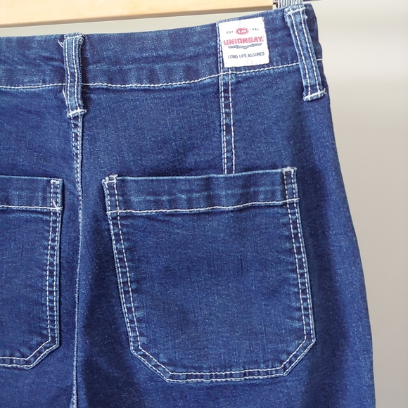 Unionbay Donni Wide Leg High Rise Crop Jeans Sz 5 - Picture 9 of 14